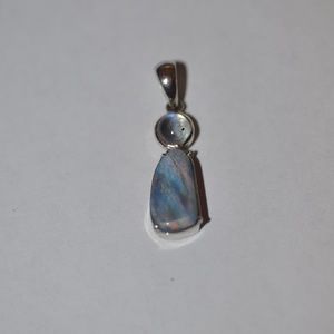 Opal and Moonstone Pendant